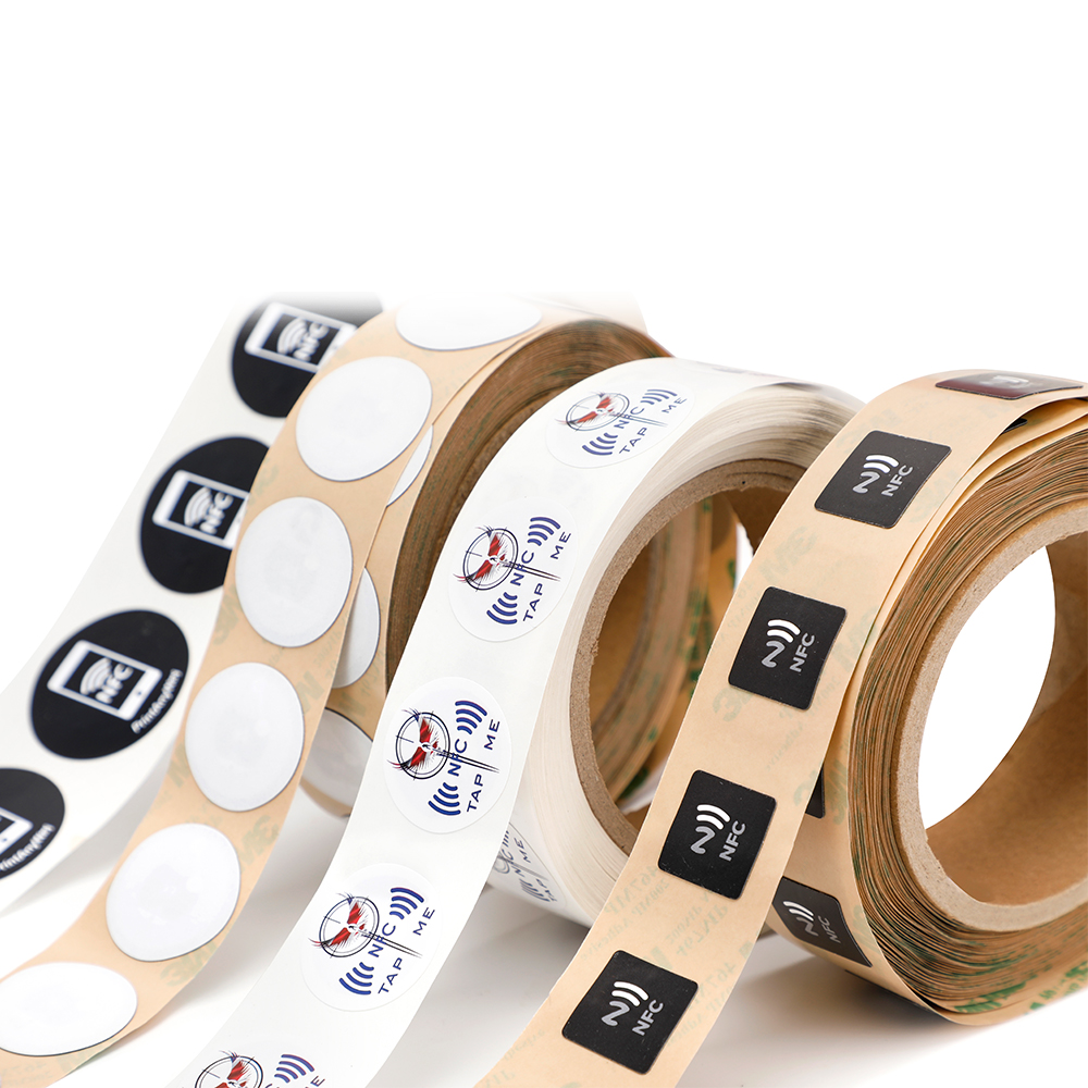 Customization of NFC color printed electronic labels