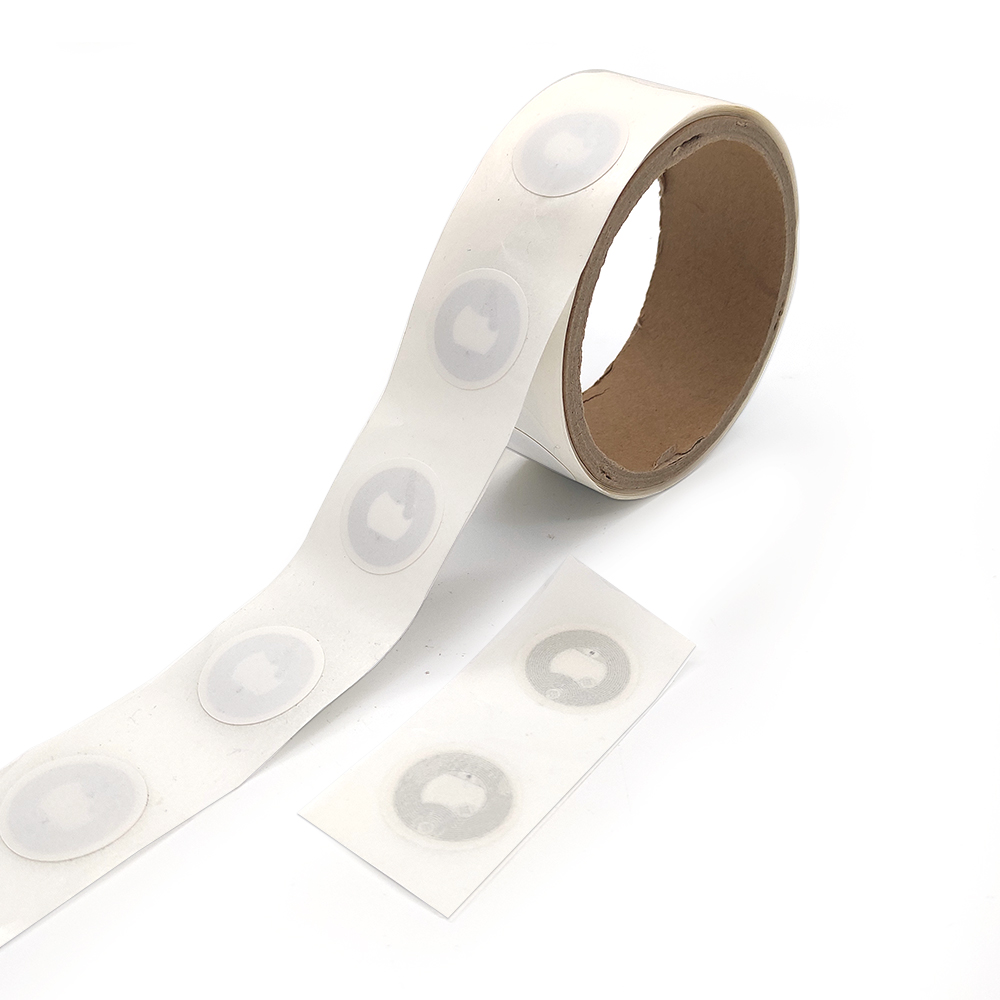 NFC label coated paper white label diameter 25mm